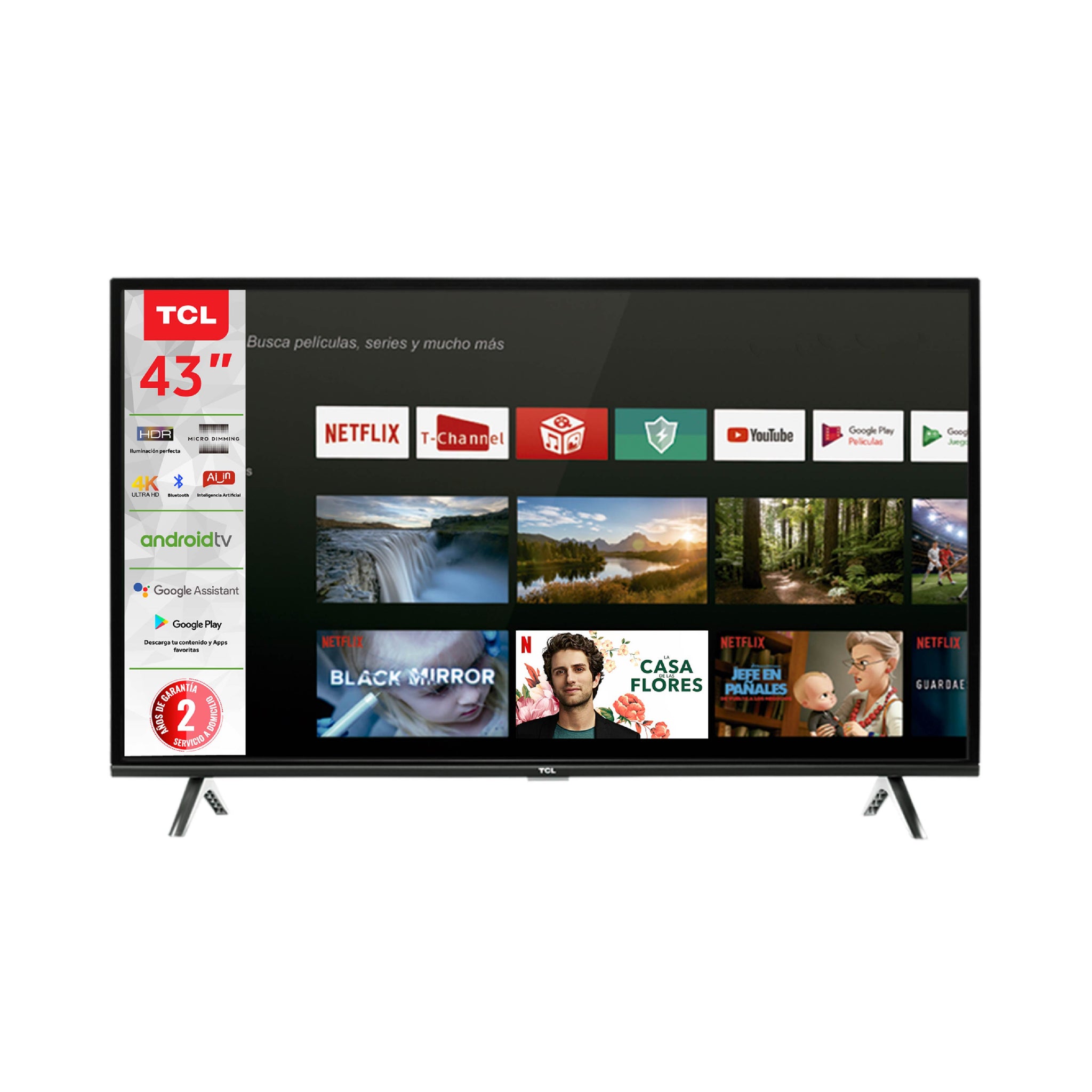 Televisor TCL 43A423 4K Smart Android 43"