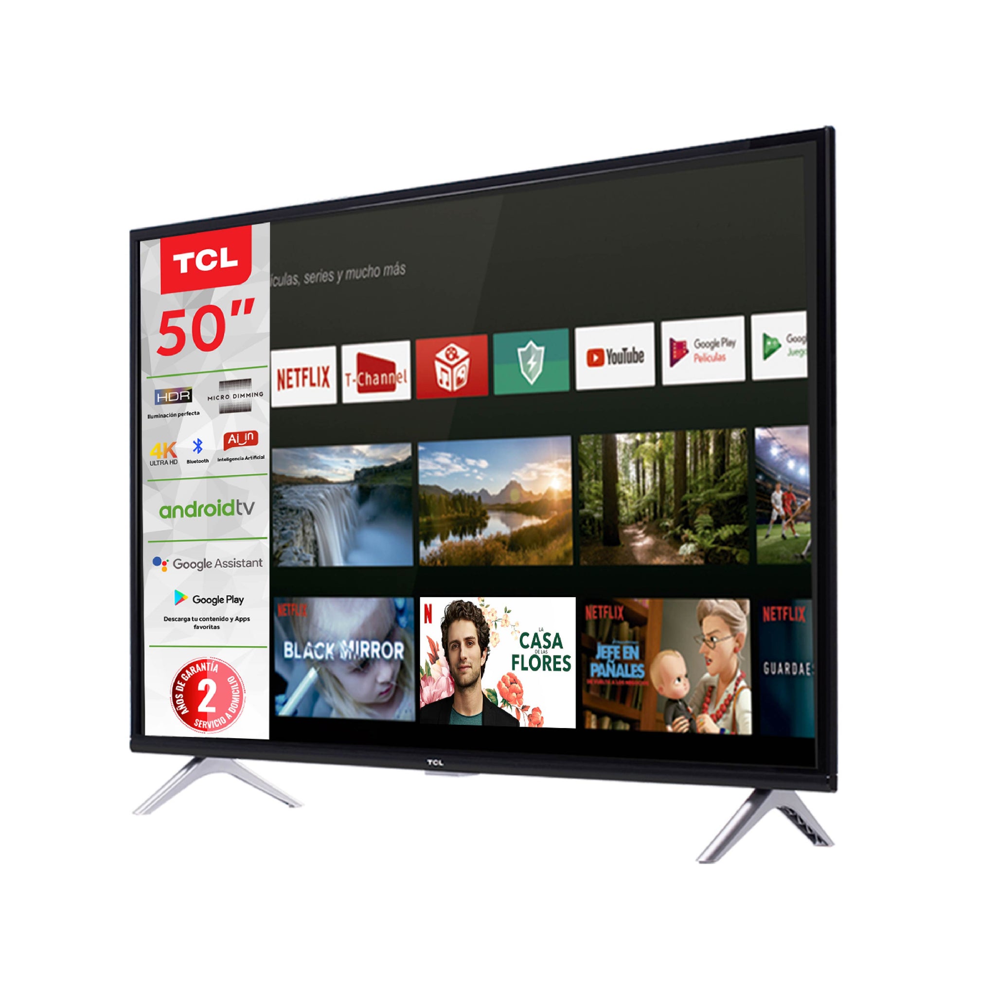 Televisor TCL 50A435 4K Smart Android 50"