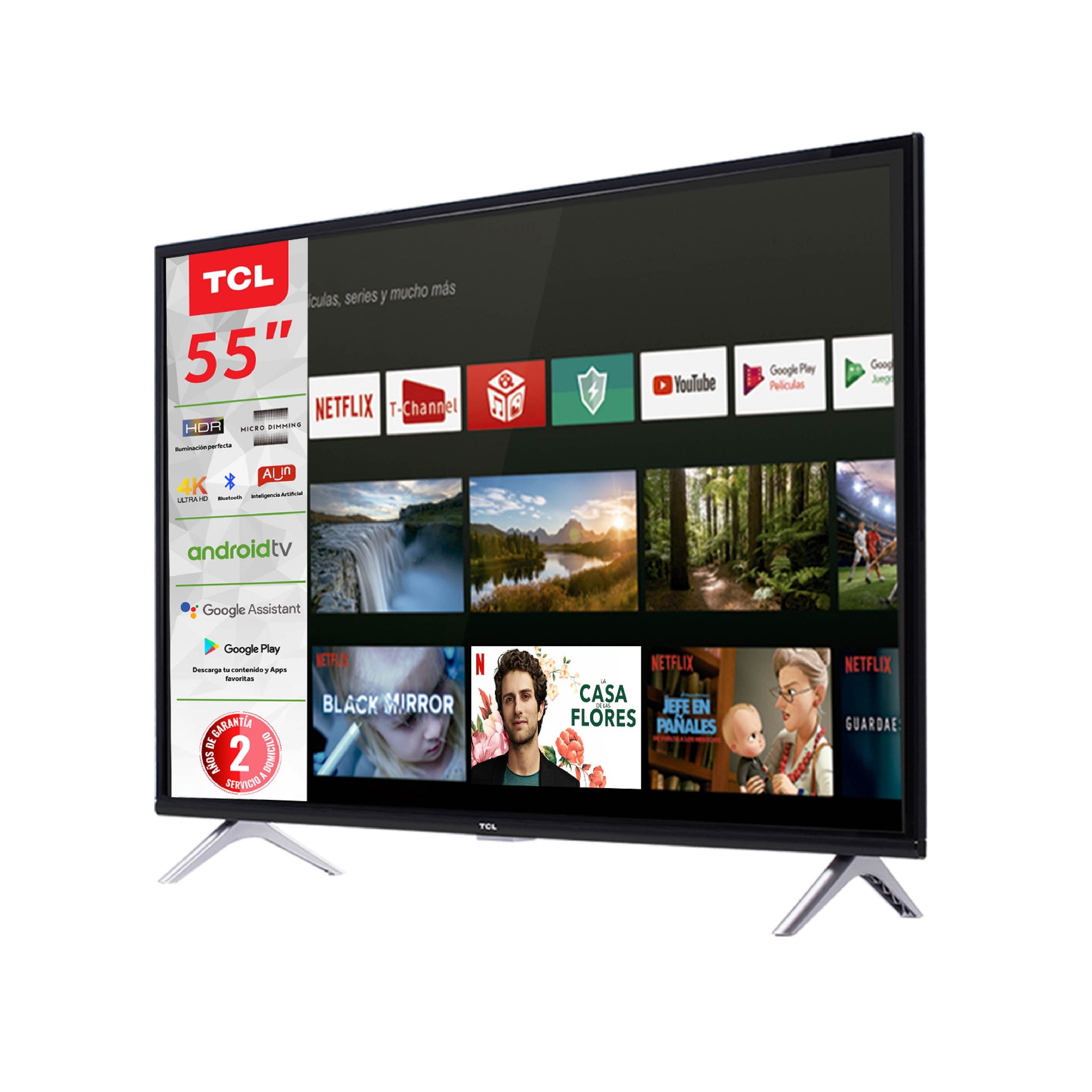 Televisor TCL 55A435 4K Smart Android 55"