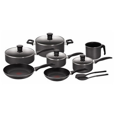Batería de Cocina T-Fal Family Cook 13pz Negro