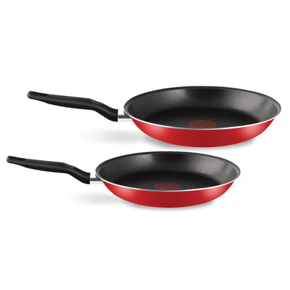 Juego de Sartenes T-Fal Extra 20 24 Rojo
